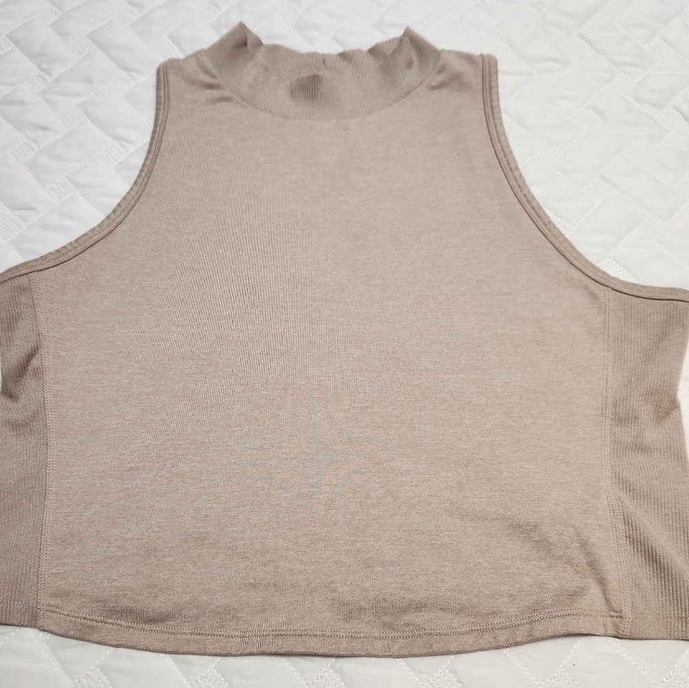 COZECORE Taupe Crop Top